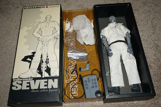 Brothersworker Black & White Series Seven Figure In Box #B6