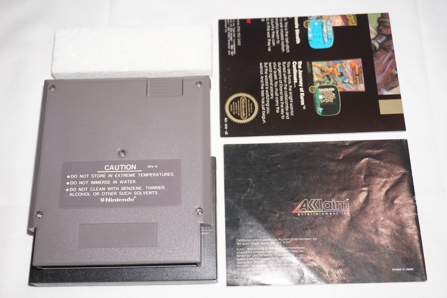 Wizards & Warriors 1 (Nintendo NES) Complete in Box CIB