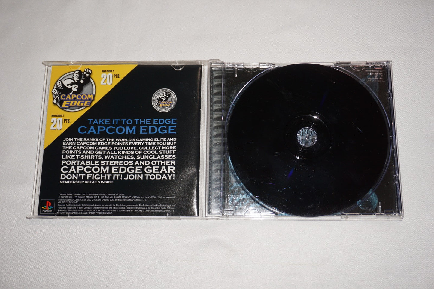 Dino Crisis 2 (Sony Playstation 1 ps1) Complete w/ Reg Card
