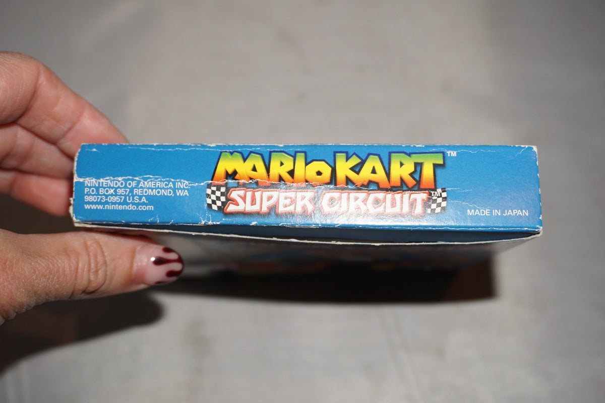 Mario Kart Super Circuit (Gameboy Advance GBA Game Boy) Complete Authentic