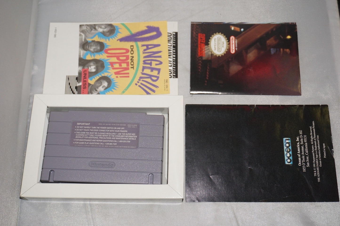 Addams Family (Super Nintendo SNES) Complete in Box CIB