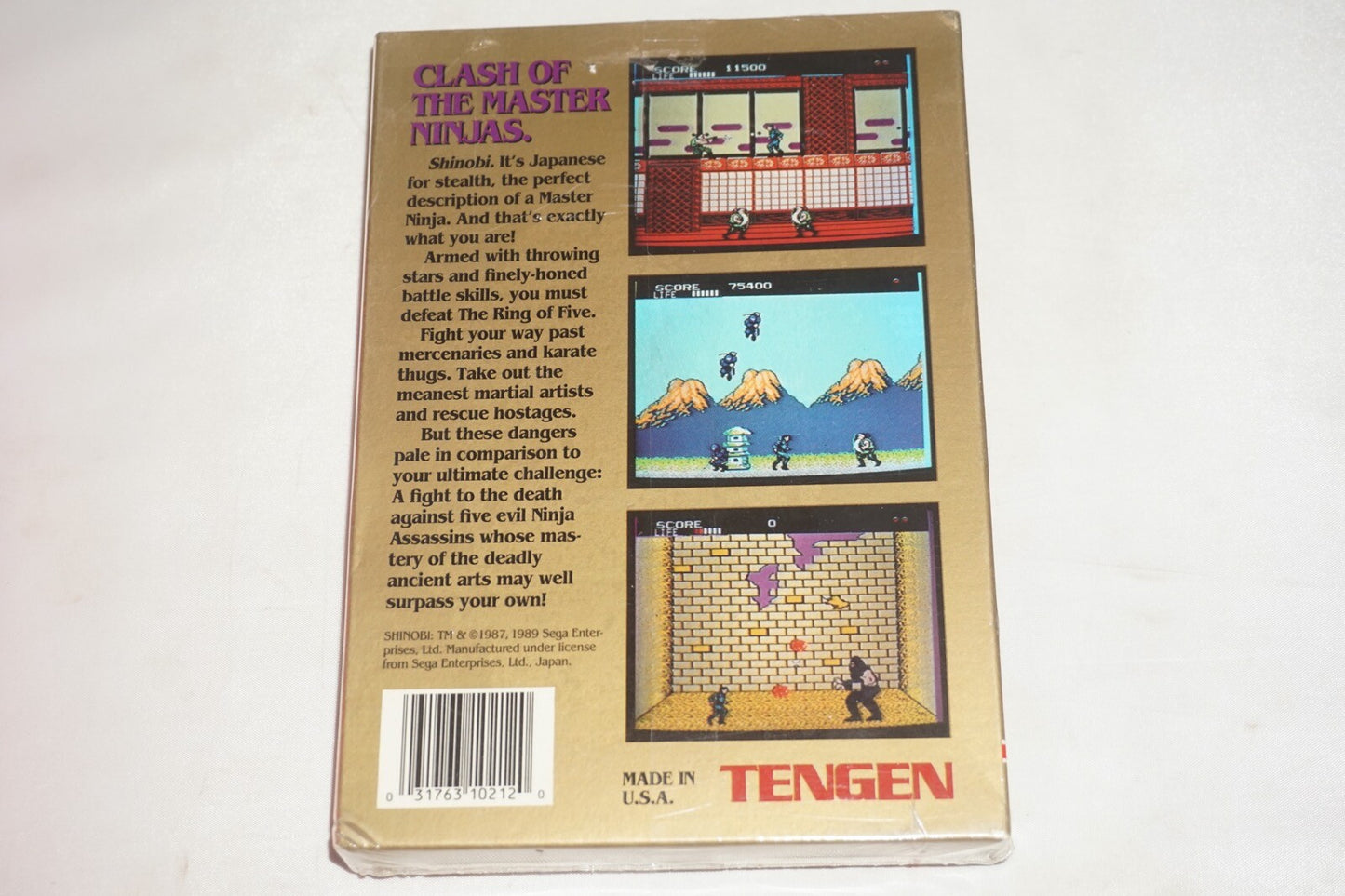 Shinobi (Nintendo NES) NEW Factory Sealed