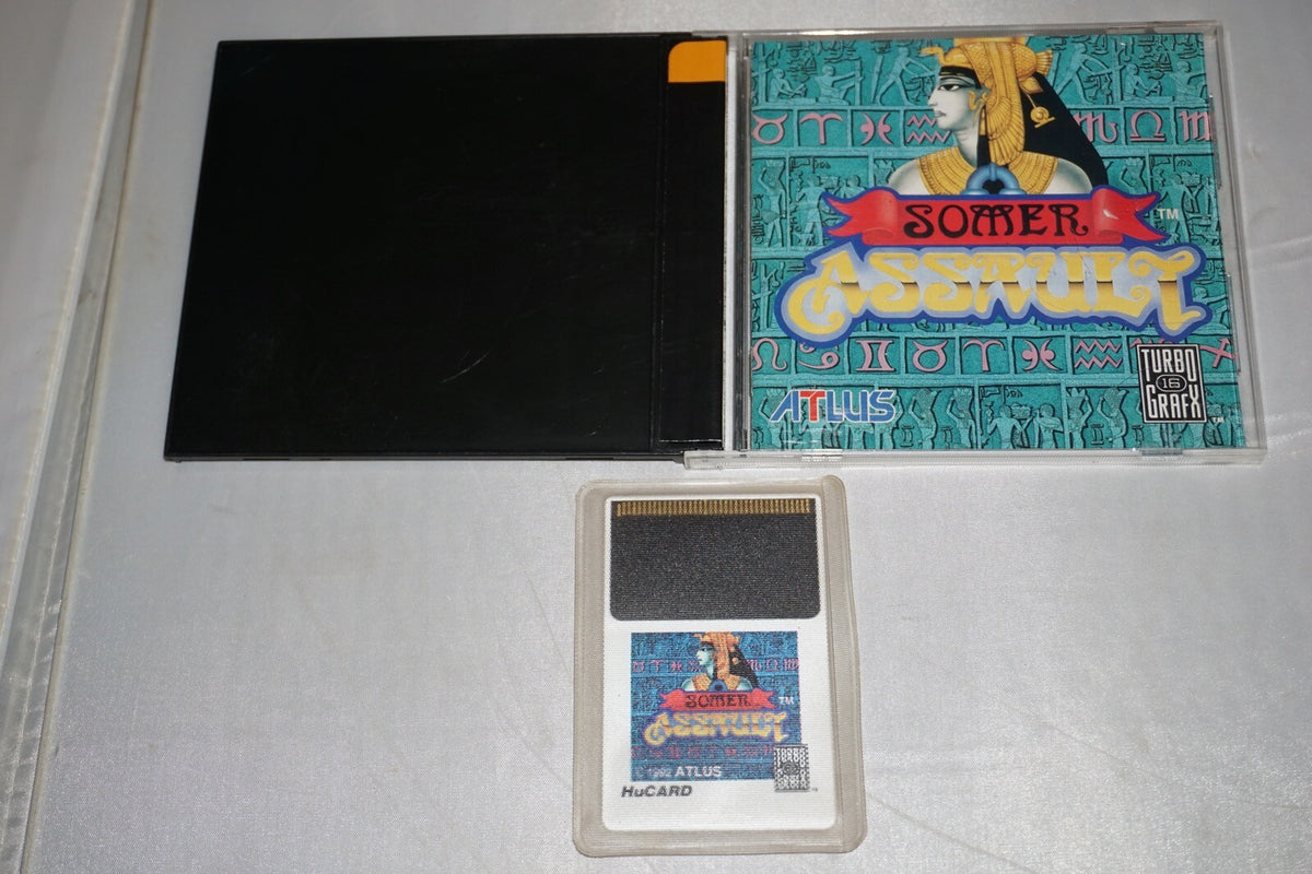 Somer Assault (Turbo Grafx 16 tg16) Complete in Box CIB Turbografx
