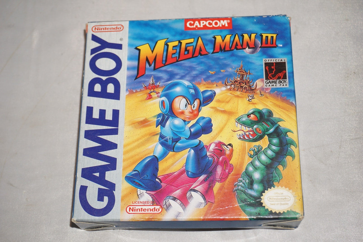 Mega Man III 3 (Nintendo Gameboy Game Boy GB) Complete CIB