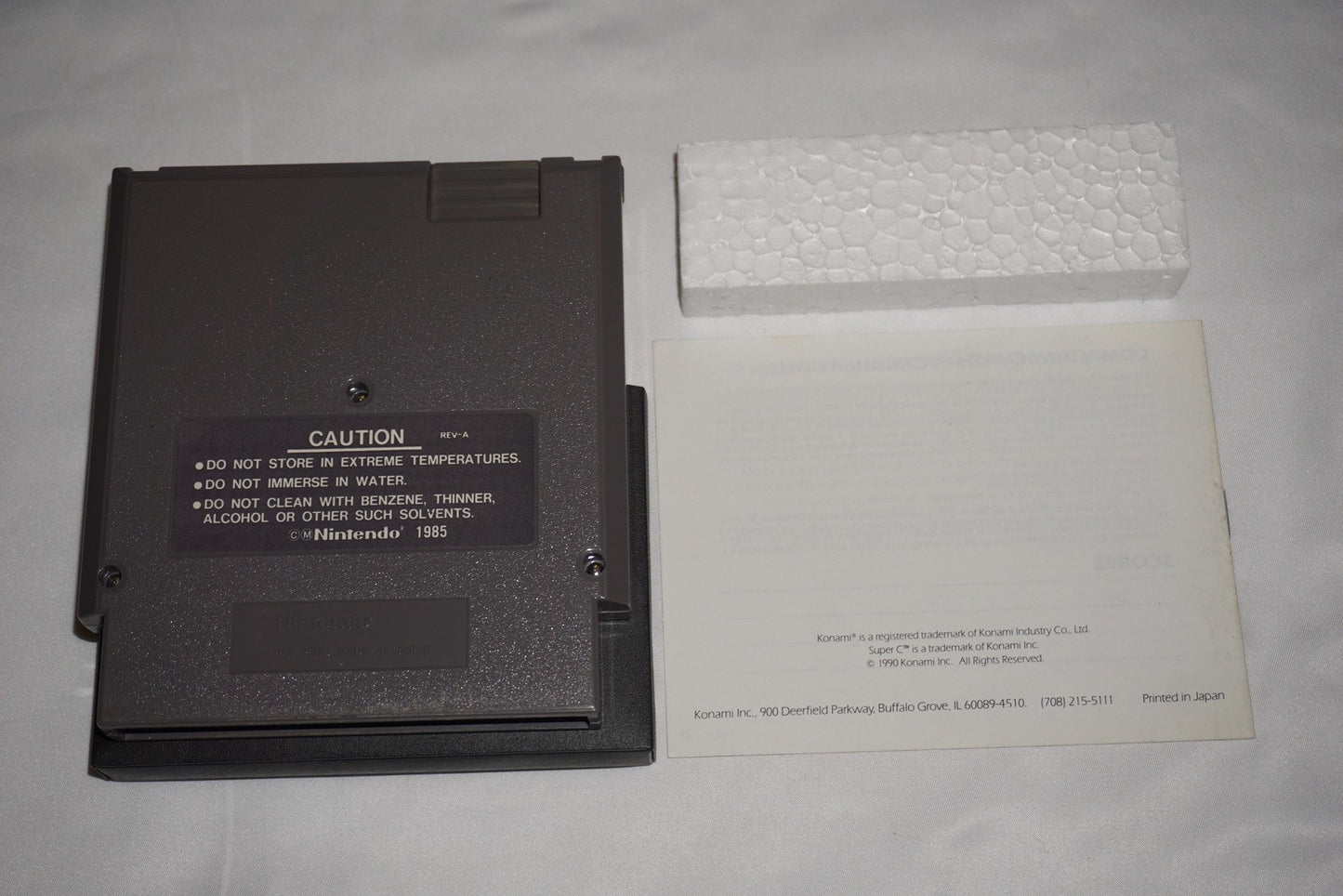 Super C Contra (Nintendo NES) Complete in Box CIB