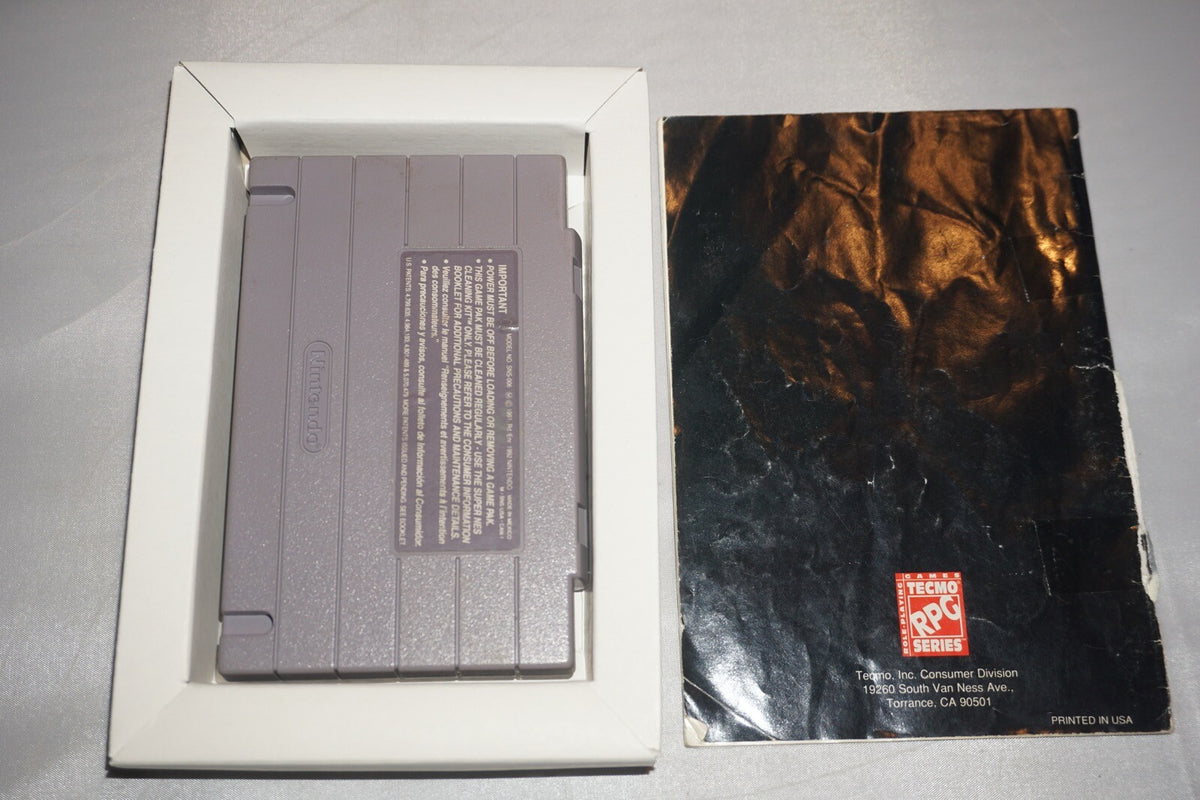 Tecmo Secret of the Stars (Super Nintendo SNES) Complete in Box CIB