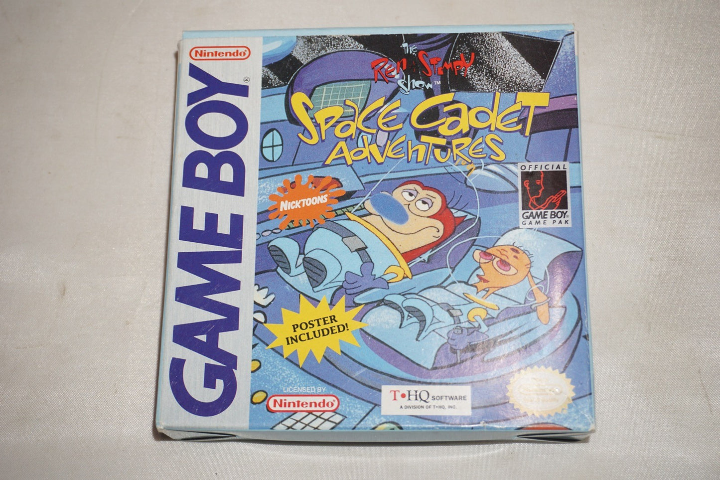 Ren & Stimpy Space Cadet Adventures (Nintendo Gameboy Game Boy GB) Complete CIB
