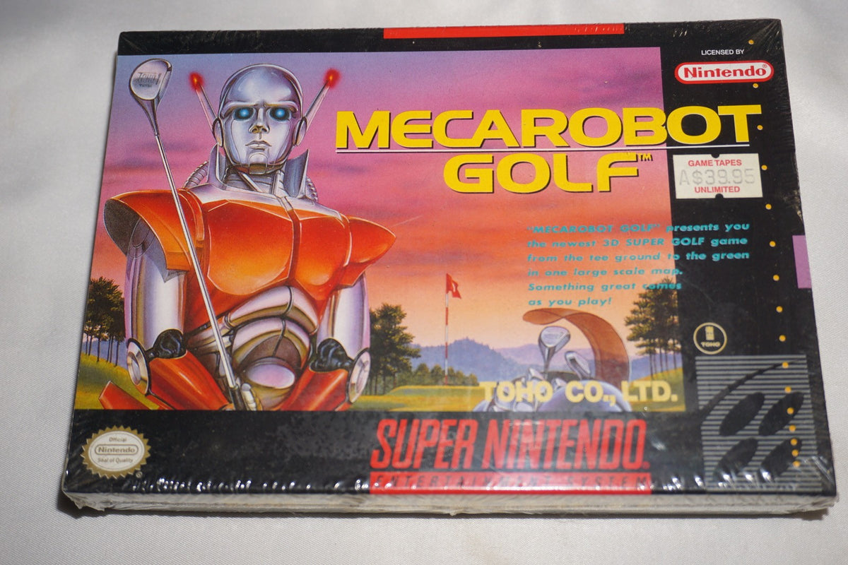 Mecarobot Golf (Super Nintendo SNES) NEW Sealed
