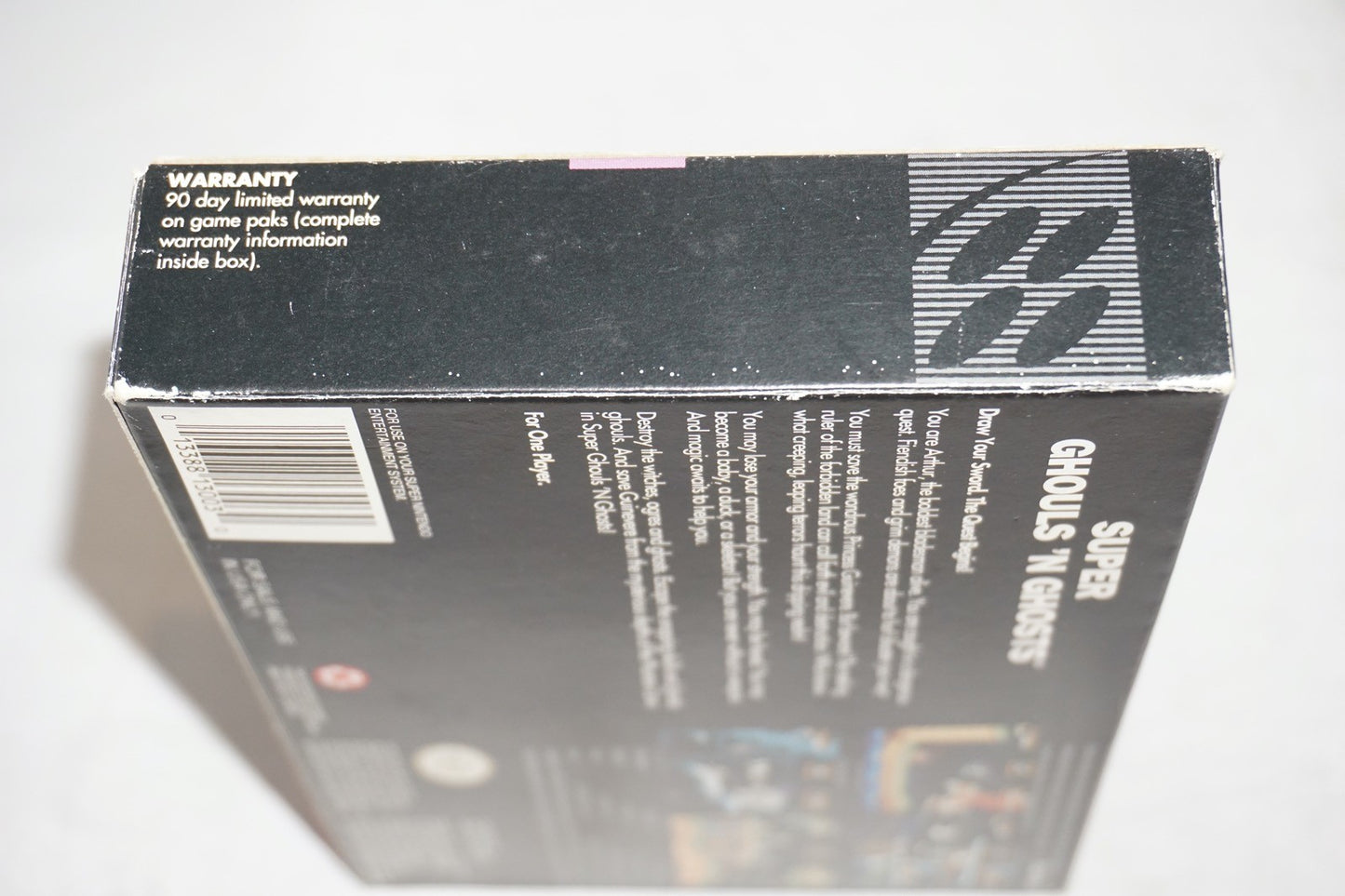 Super Ghouls N Ghosts (Super Nintendo SNES) Complete in Box CIB
