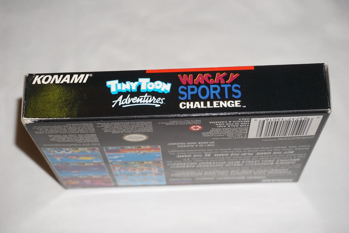 Tiny Toon Wacky Sports Challenge (Super Nintendo SNES) Complete w/ Reg CIB