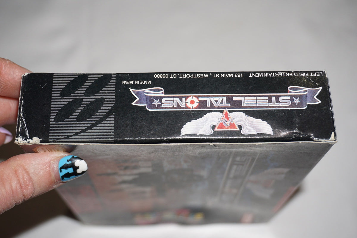 Steel Talons (Super Nintendo SNES) with Box No Manual