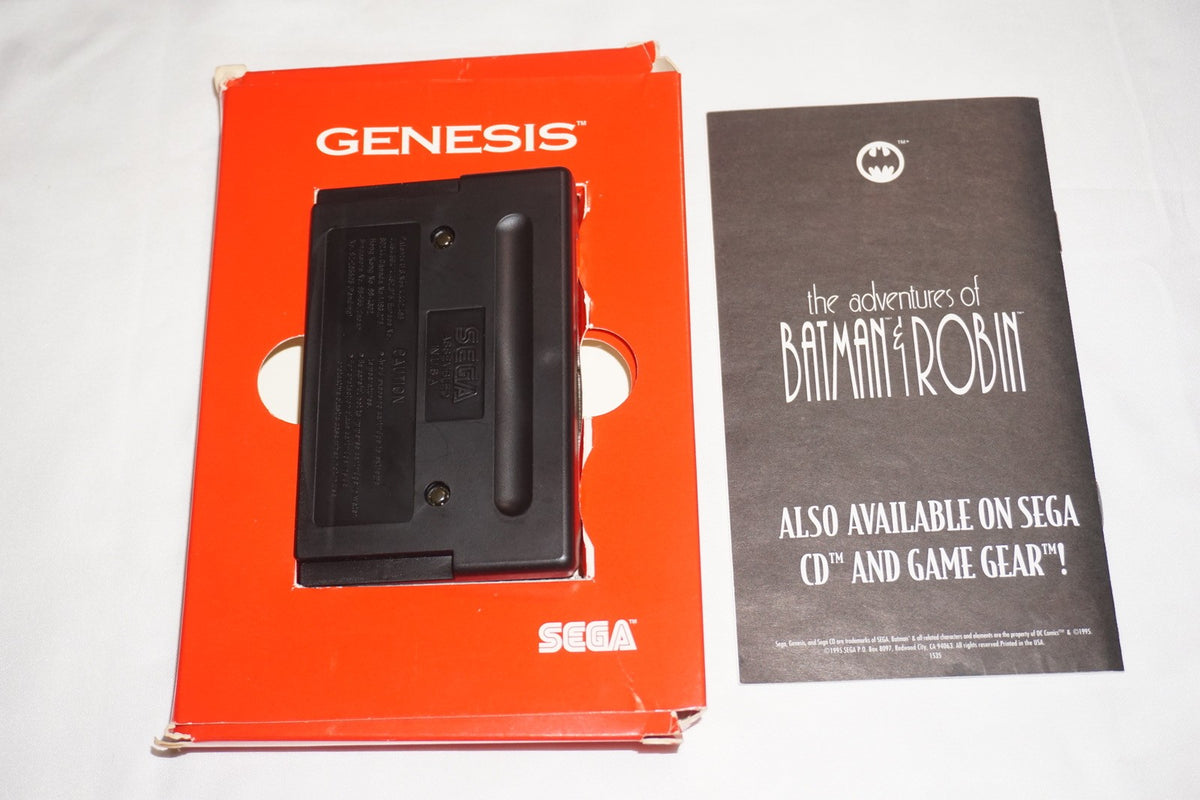 Adventures of Batman & Robin (Sega Genesis) Complete in Box CIB