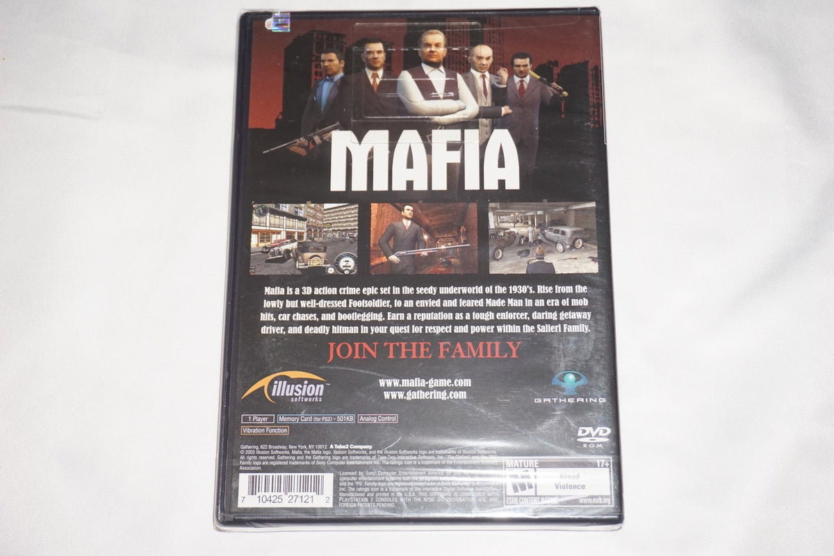 Mafia (Sony Playstation 2 ps2) NEW Sealed