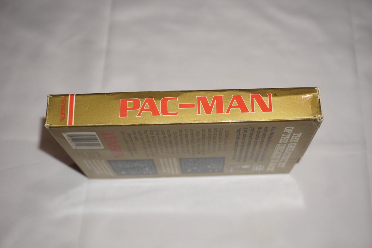 Pac Man Tengen (Nintendo NES) Complete in Box w/ Poster CIB