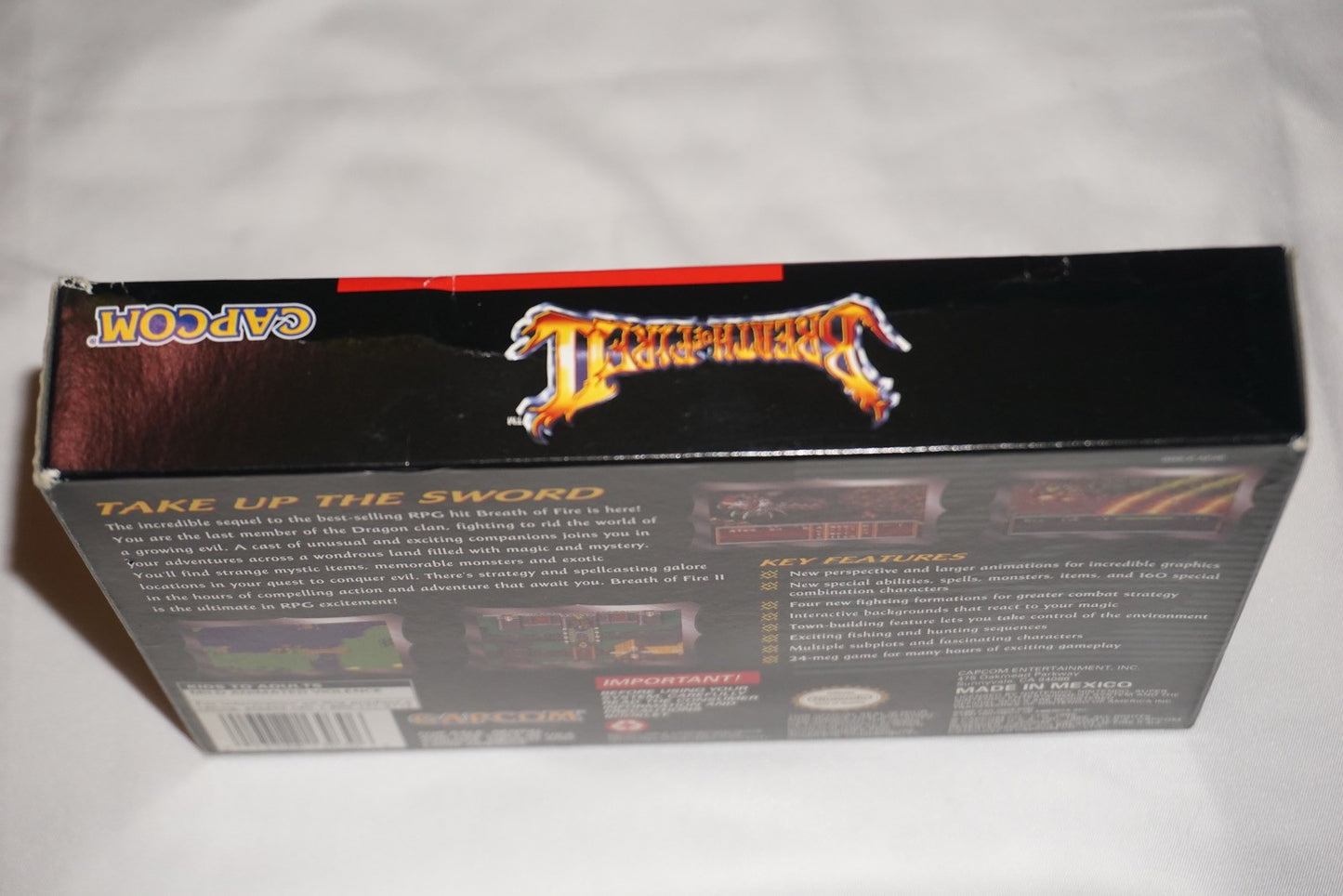 Breath of Fire II 2 (Super Nintendo SNES) Complete in Box CIB