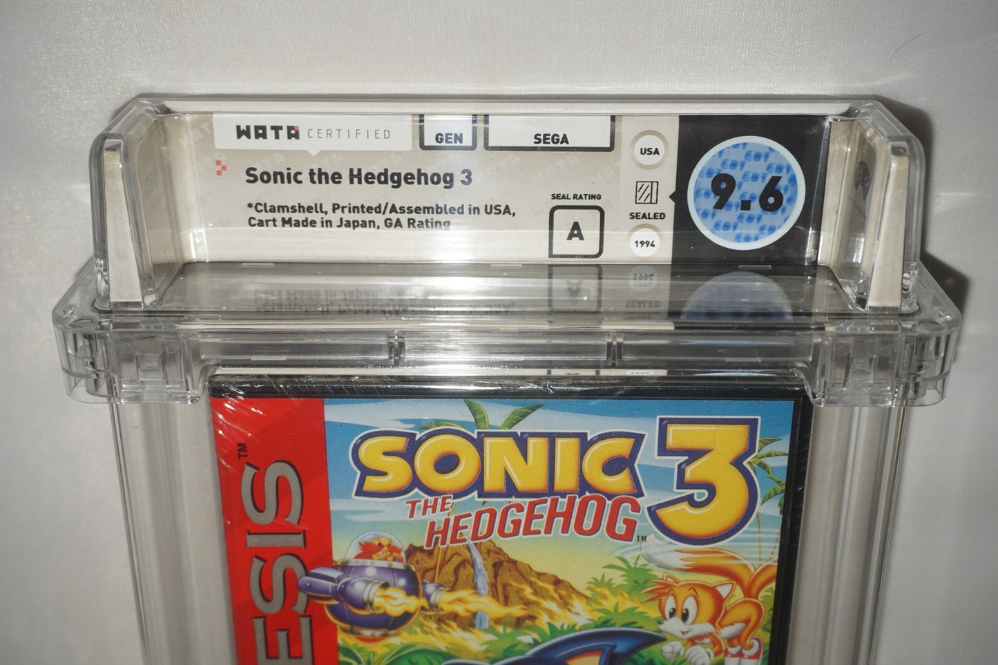 Sonic the Hedgehog 3 (Sega Genesis) NEW Sealed WATA 9.6 A First Print