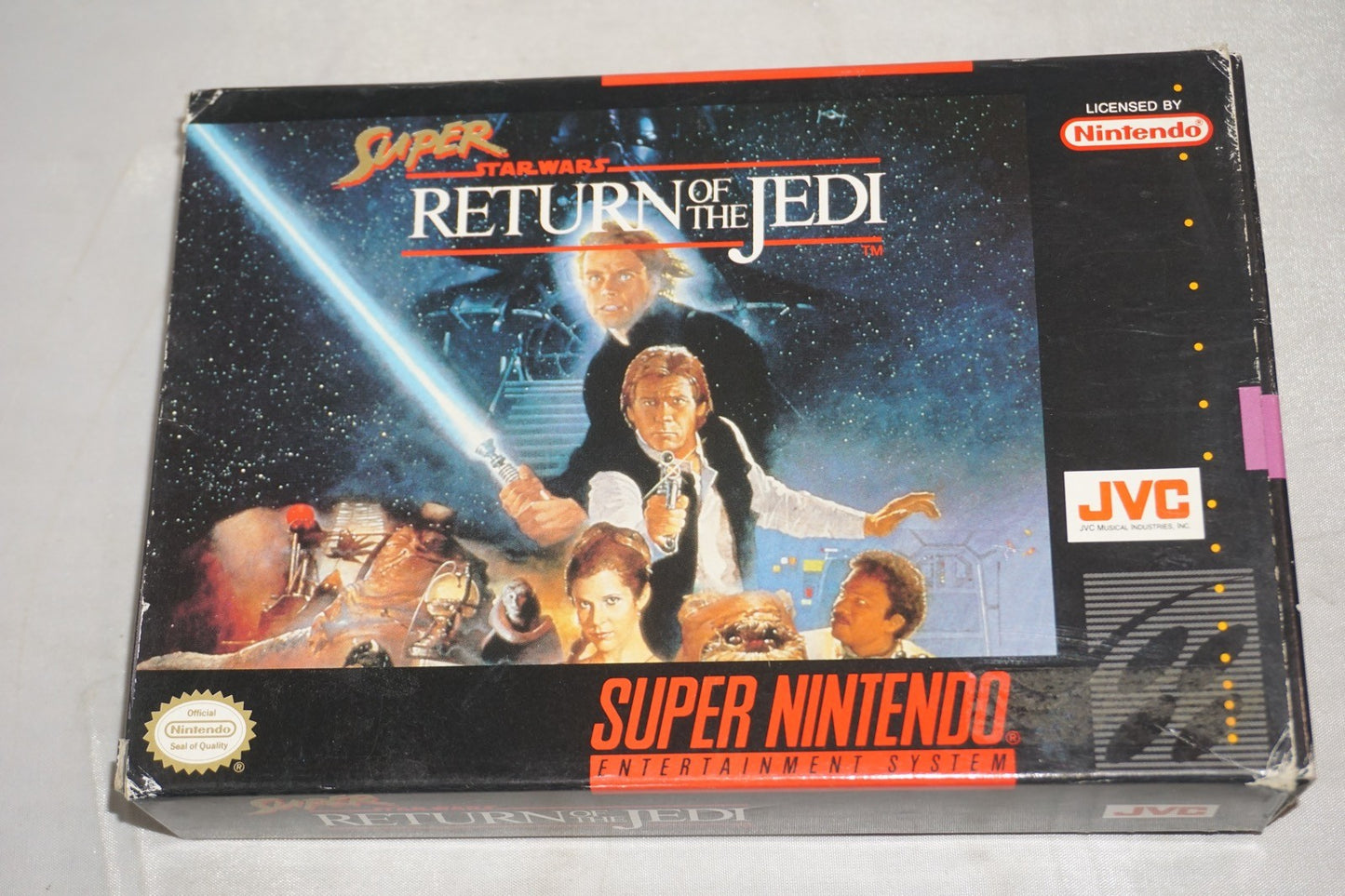 Star Wars Return of Jedi (Super Nintendo SNES) Complete in Box w/ Reg Card CIB