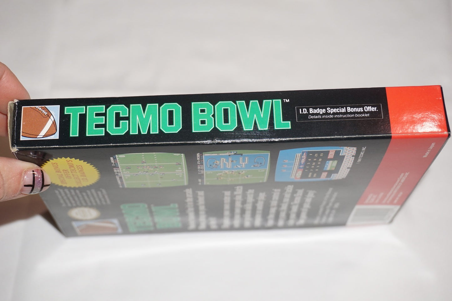 Tecmo Bowl (Nintendo NES) Complete in Box CIB
