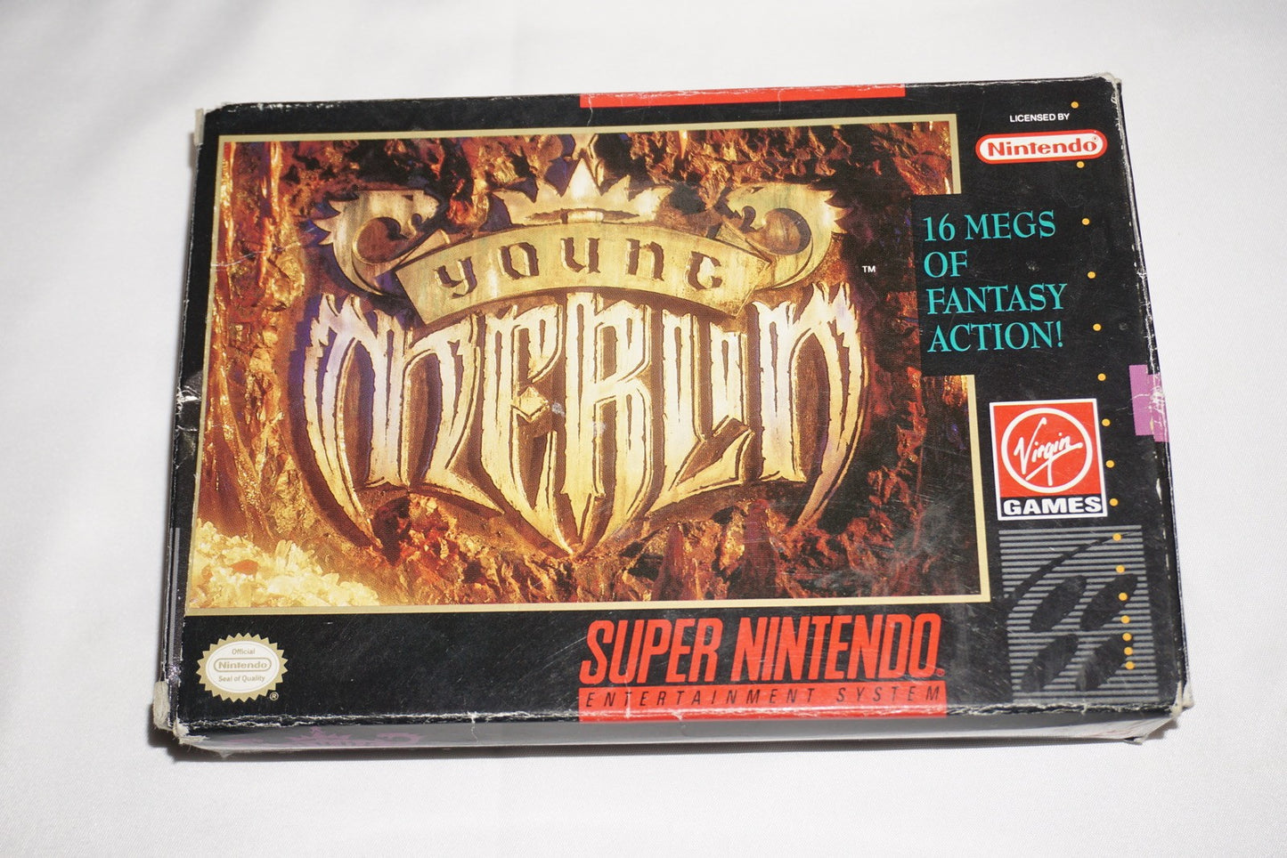 Young Merlin (Super Nintendo SNES) Complete in Box CIB