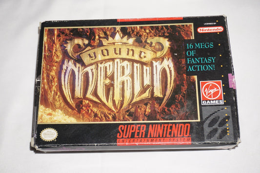 Young Merlin (Super Nintendo SNES) Complete in Box CIB