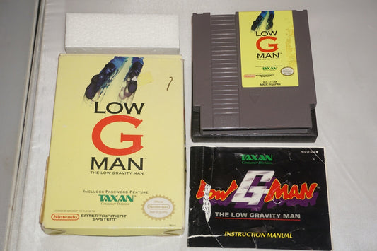 Low G Man (Nintendo NES) Complete in Box CIB