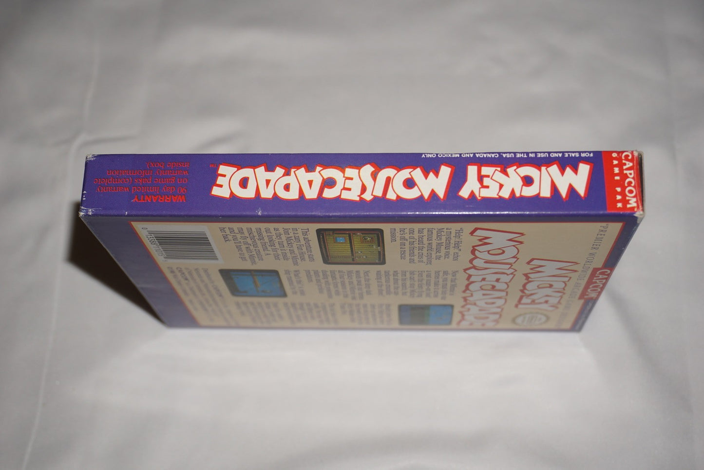Mickey’s Mousecapade (Nintendo NES) Complete in Box w/ Reg CIB Misprint