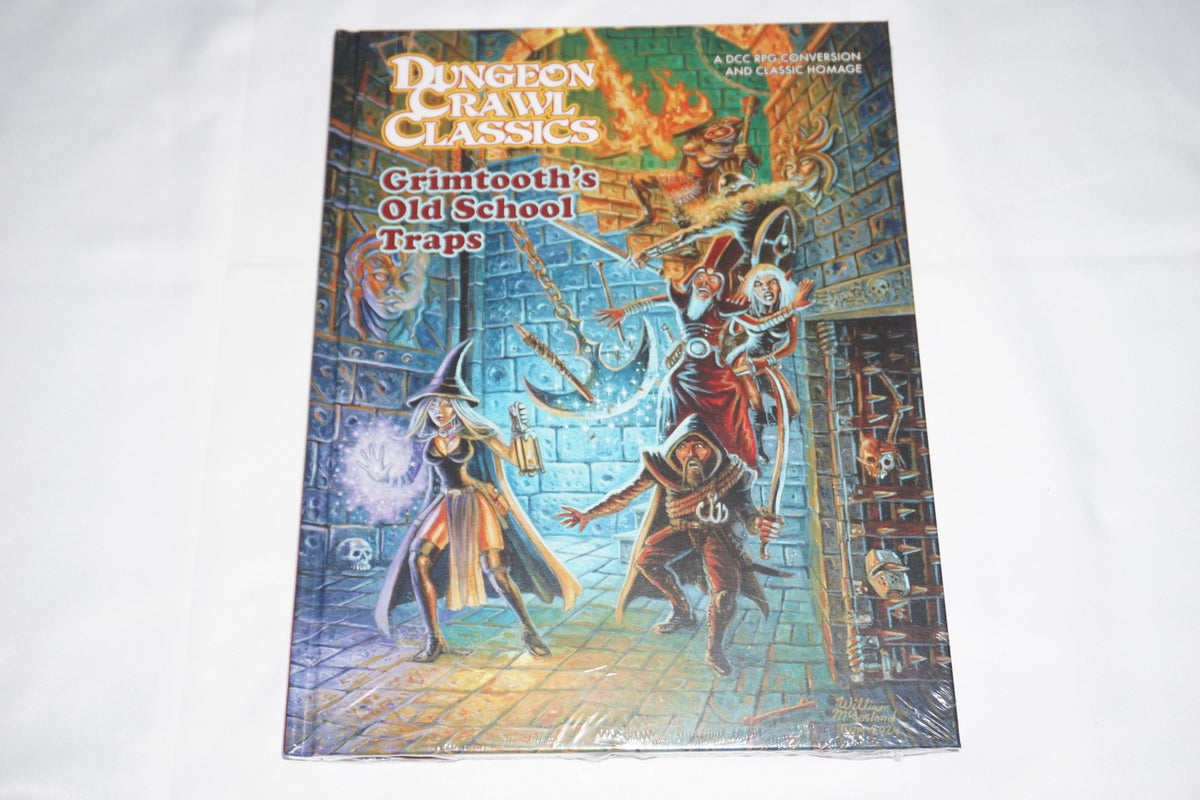 Grimtooth's Old School Traps DCC Book Dungeons & Dragons D&D NEW