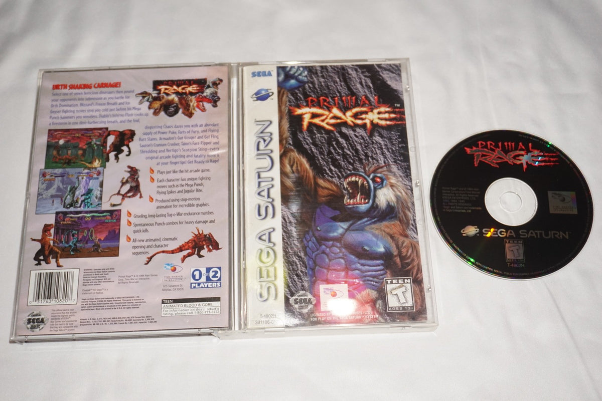 Primal Rage (Sega Saturn) Complete