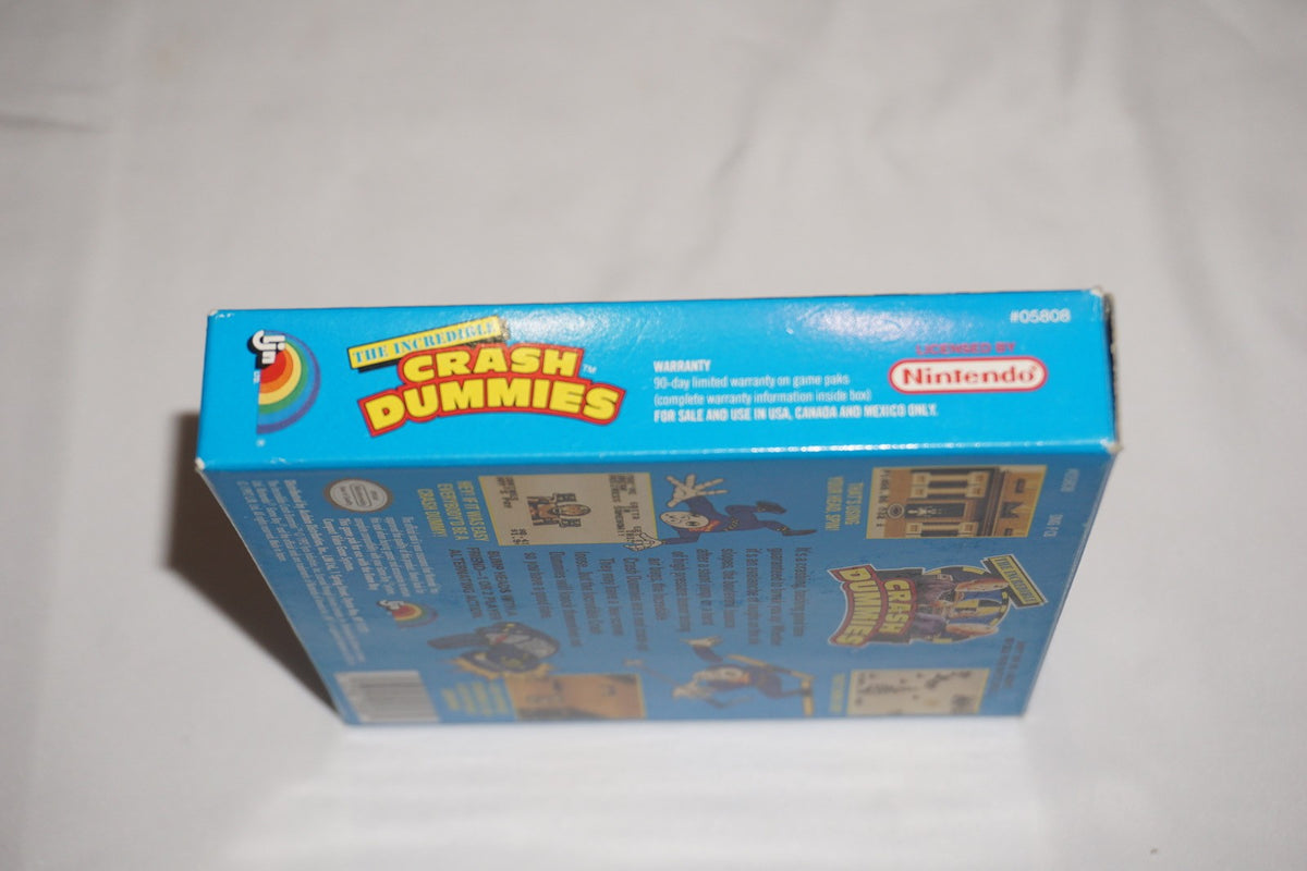 Incredible Crash Dummies (Nintendo Game Boy Gameboy) Complete in Box CIB