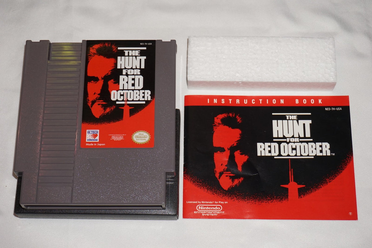 Hunt for Red October (Nintendo NES) Complete in Box CIB