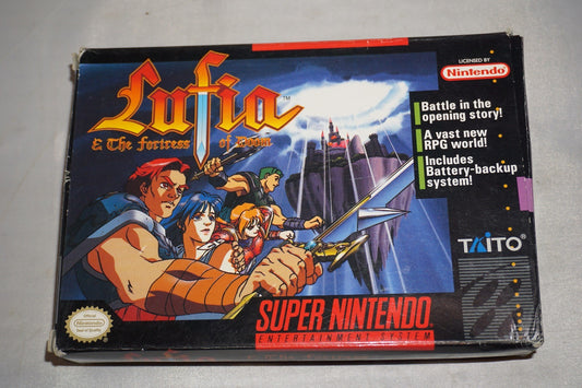 Lufia & The Fortress Of Doom (Super Nintendo SNES) Complete in Box CIB