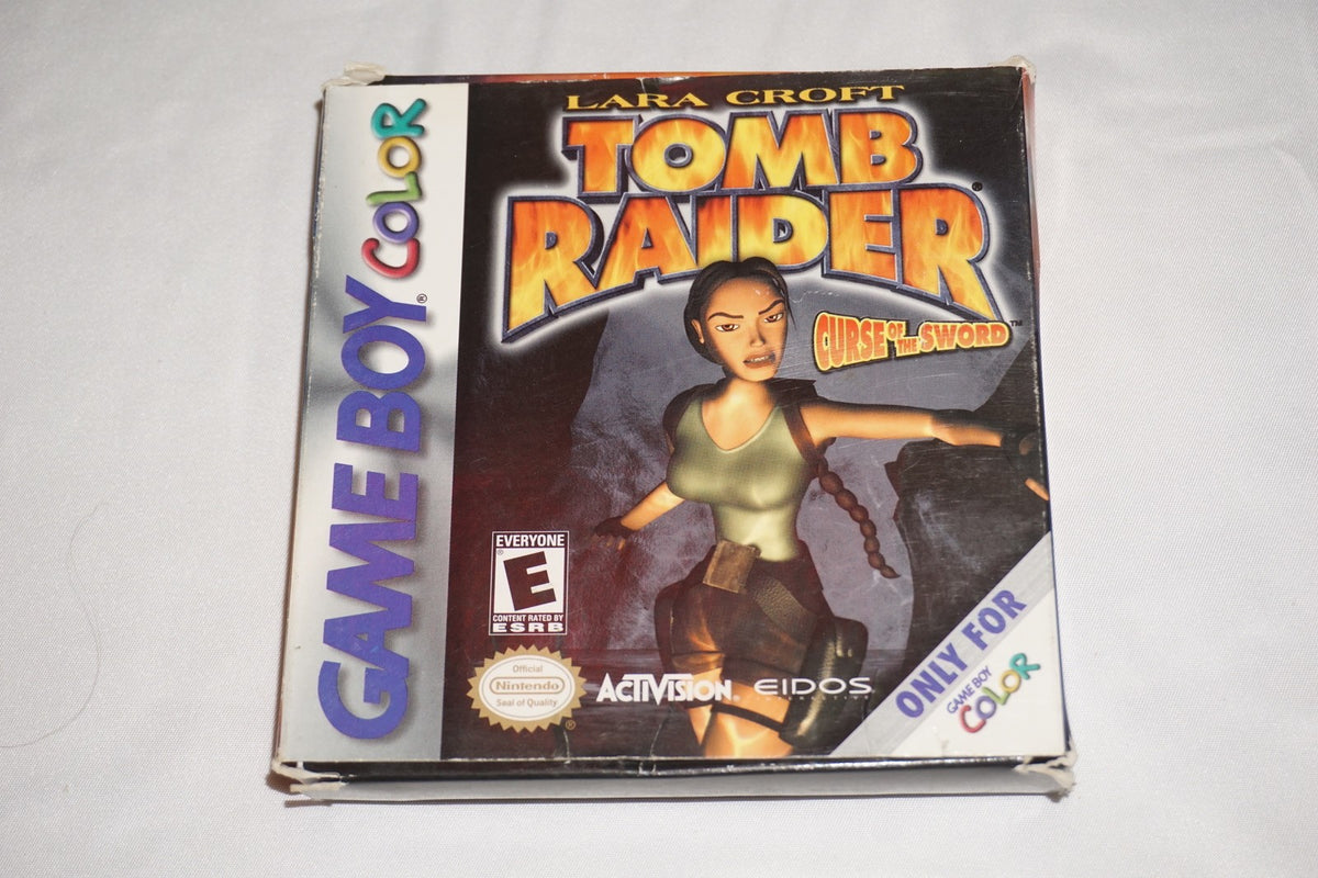 Tomb Raider Curse of the Sword (Game Boy Color GameBoy) Complete in Box CIB