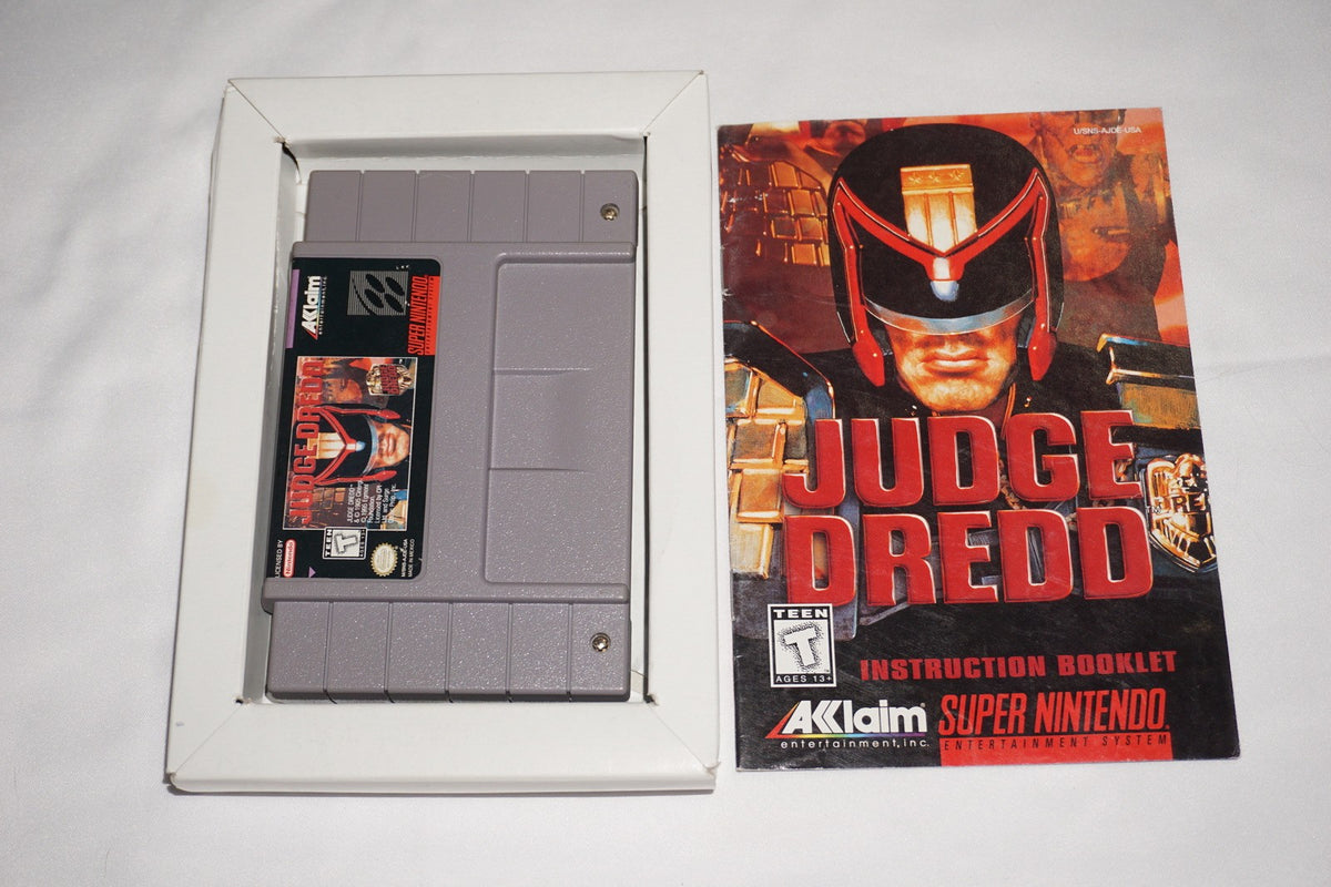 Judge Dredd (Super Nintendo SNES) Complete in Box CIB
