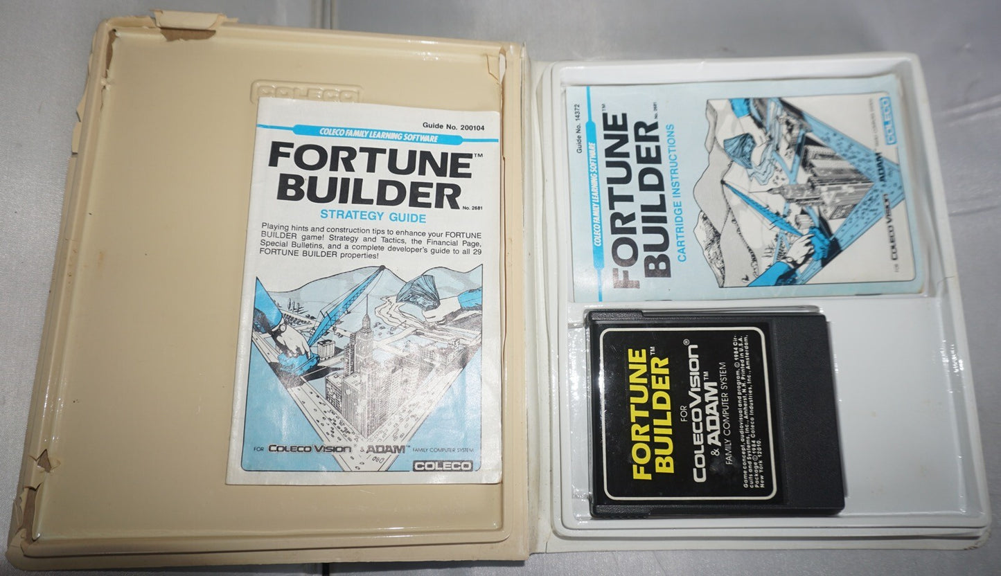 Fortune Builder (Colecovision) Complete In Box
