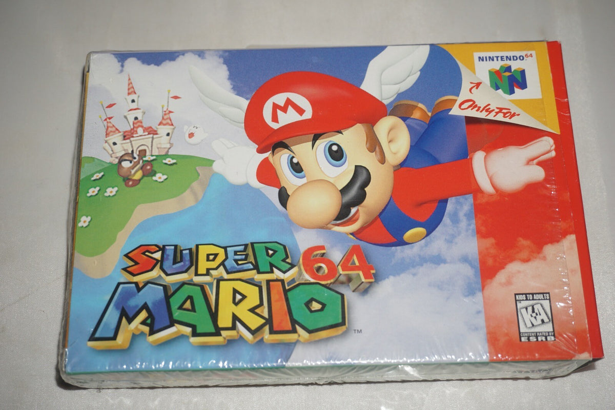 Super Mario 64 (Nintendo 64 N64) Complete in Box CIB Near Mint
