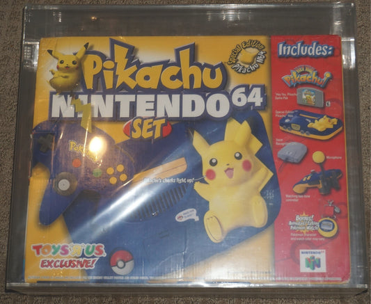 Pikachu Nintendo 64 N64 System Console NEW Factory Sealed In Box VGA 70