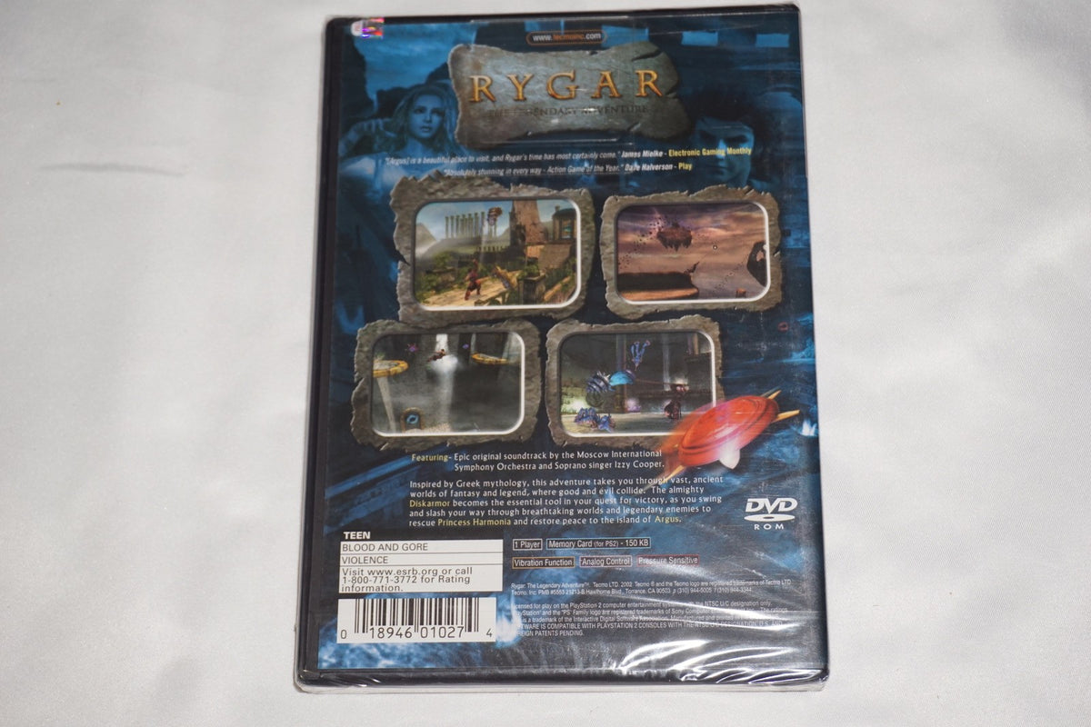 Rygar: The Legendary Adventure (Sony Playstation 2 ps2) NEW Sealed