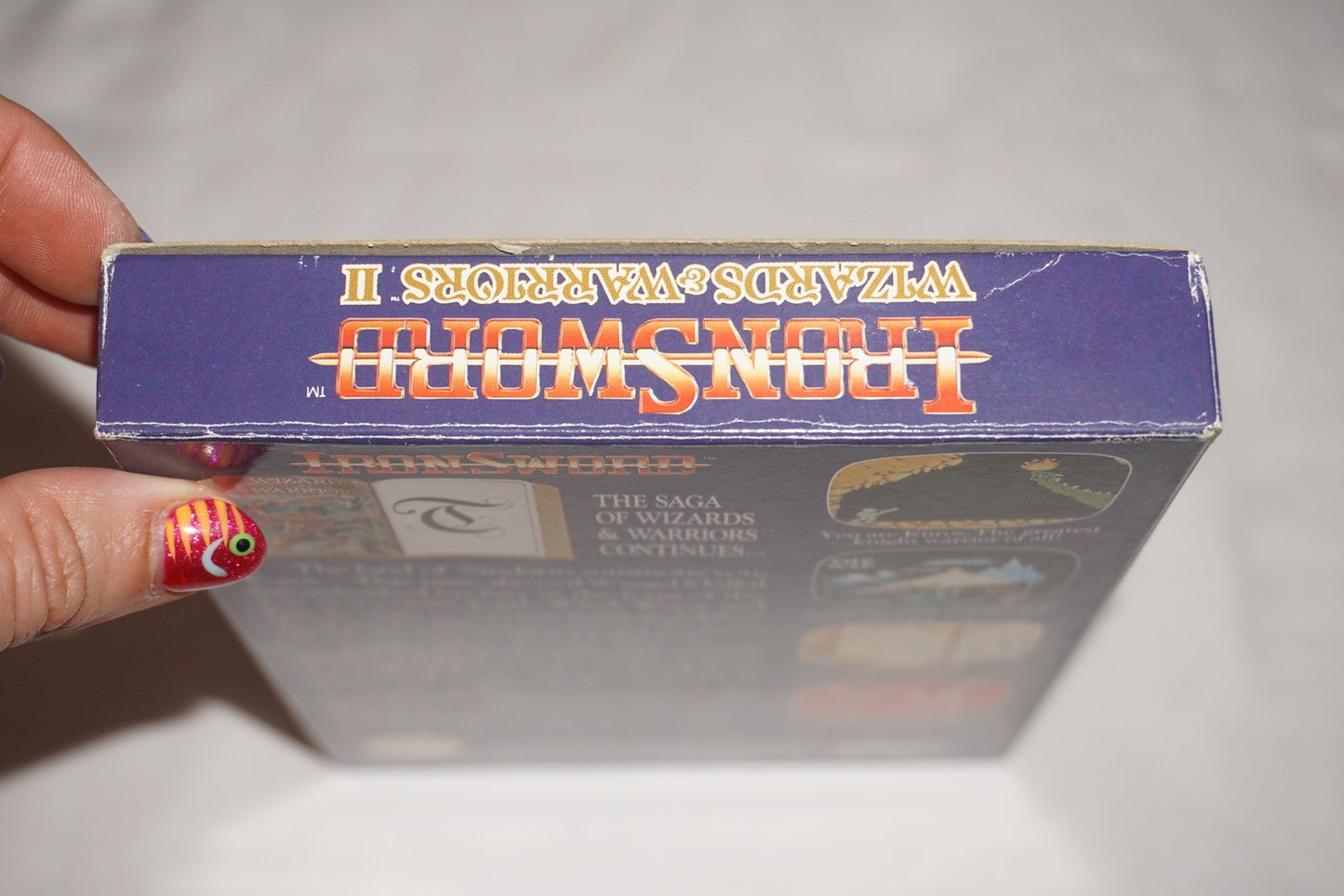 Iron Sword Wizards and Warriors II (Nintendo NES) Complete in Box CIB