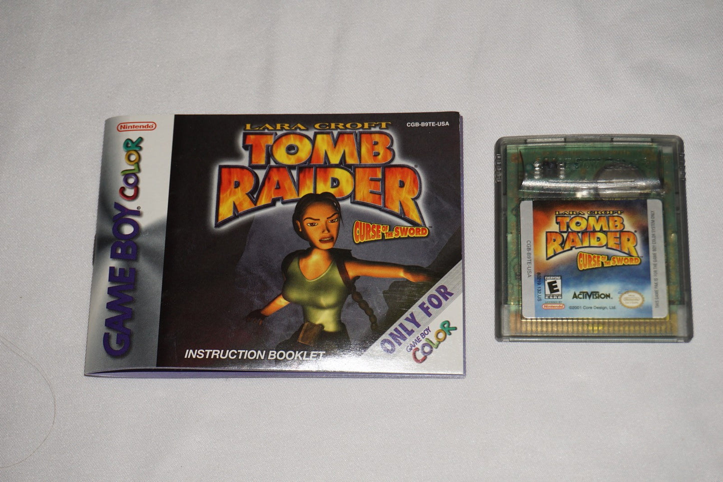 Tomb Raider Curse of the Sword (Game Boy Color GameBoy) Complete in Box CIB