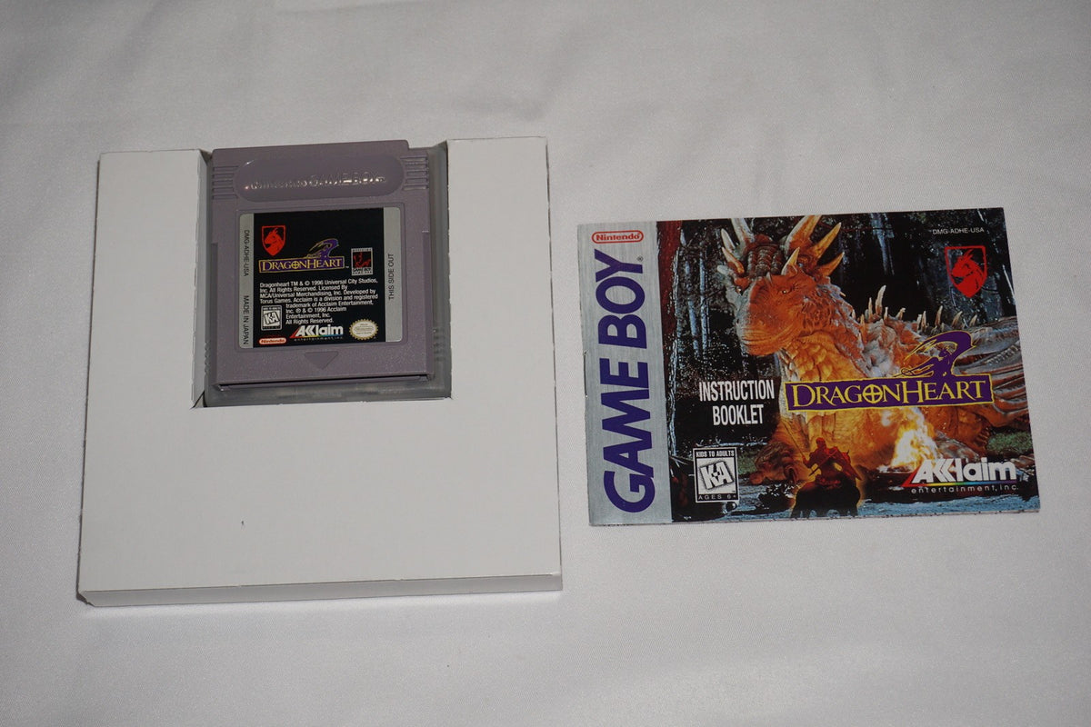 Dragon Heart (Nintendo Game Boy Gameboy) Complete in Box CIB