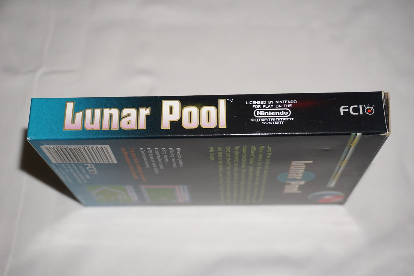 Lunar Pool (Nintendo NES) Complete in Box CIB