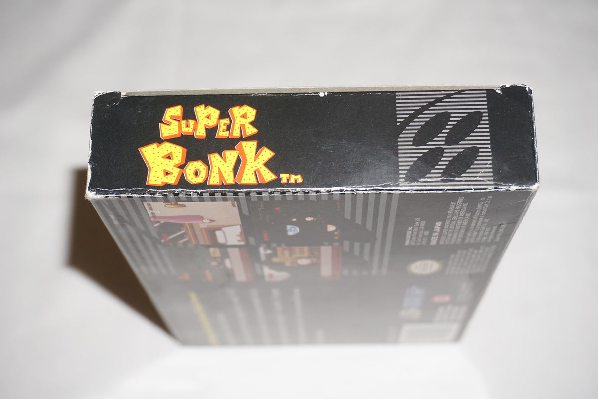 Super Bonk (Super Nintendo SNES) Complete in Box CIB