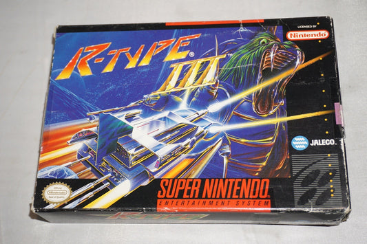 R Type III 3 (Super Nintendo SNES) with Box No Manual