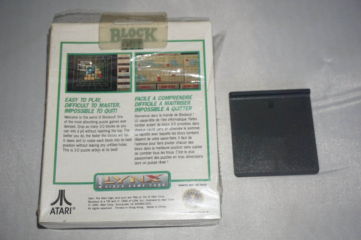 Block Out (Atari Lynx) with Box
