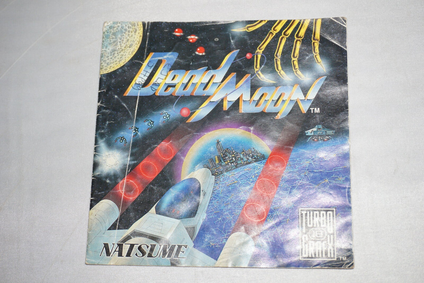 Dead Moon (Turbo Grafx 16 Turbografx tg16) Manual ONLY NO GAME