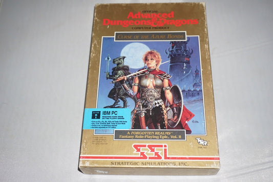 Advanced Dungeons & Dragons Curse of Azure Bonds (PC IBM) Complete in Box CIB