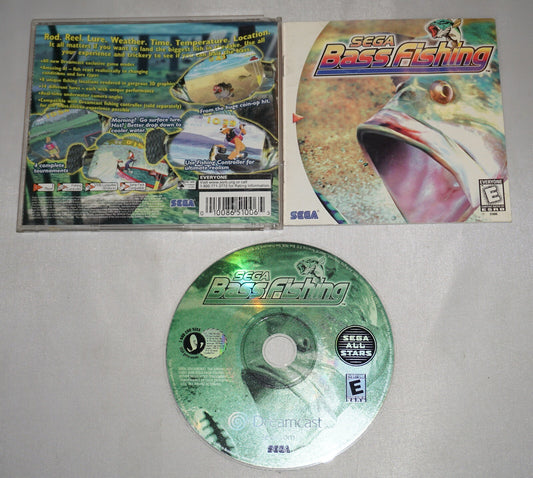 Sega Bass Fishing ALL STARS (Sega Dreamcast) Complete Tested