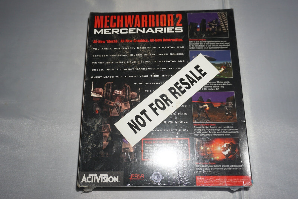MechWarrior 2 Mercenaries (PC) NEW Sealed