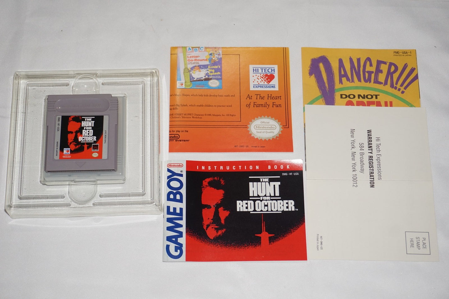 Hunt for the Red October (Nintendo Game Boy Gameboy) Complete in Box w/ Reg CIB