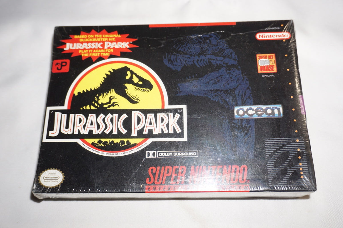 Jurassic Park (Super Nintendo SNES) NEW Sealed